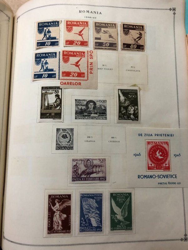 INTERNATIONAL COLLECTION IN SCOTT ALBUM – PORTUGAL TO RUSSIA – 423335