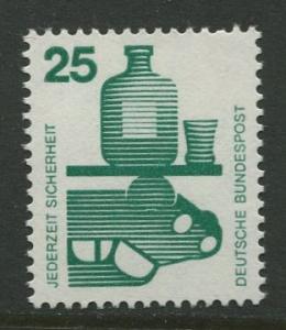 GERMANY. -Scott 1077 - Accident Prevention.-1971- MNH -Single 25pf Stamp