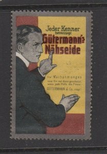 Germany - Gütermann's Sewing Thread Advertising Stamp - NG