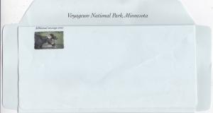 United States Voyageurs National Park Minesota 60c+10c Aerogramme Unused VGC