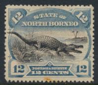 North Borneo SG 75c Used SC#65  perf compound  see details & scans 