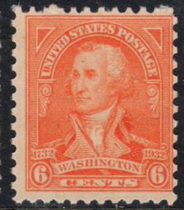 U.S. Scott #711 6-Cent Washington Stamp - Mint NH VF Single