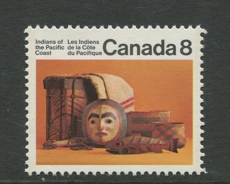 STAMP STATION PERTH Canada #570 Indian of Pacific Coast 1974 MNH CV$0.30