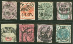 Great Britain #O4/O11/O16/O31  Single (Complete Set) (Queen)