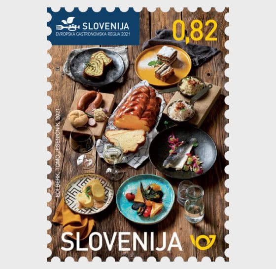 Stamps Slovenia 2021 - Slovenia- European Region of Gastronomy