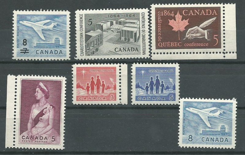 Can #430-436   M NH VF 1964 PD