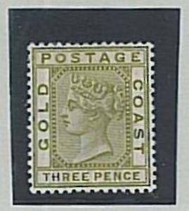 STAMP ----  GOLD COAST : Stanley Gibbons SG # 15 VLH - VERY GOOD CENTERING