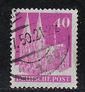 Germany AM Post Scott # 651a, used