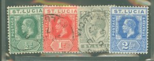 St. Lucia #64/65a-67