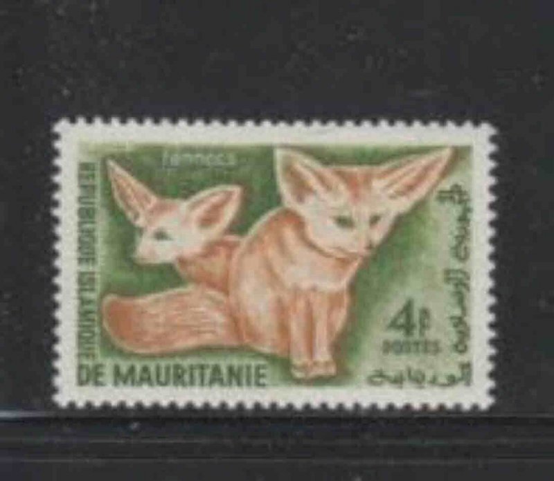 MAURITANIA #123 1960 4fr FENNECS MINT VF NH O.G