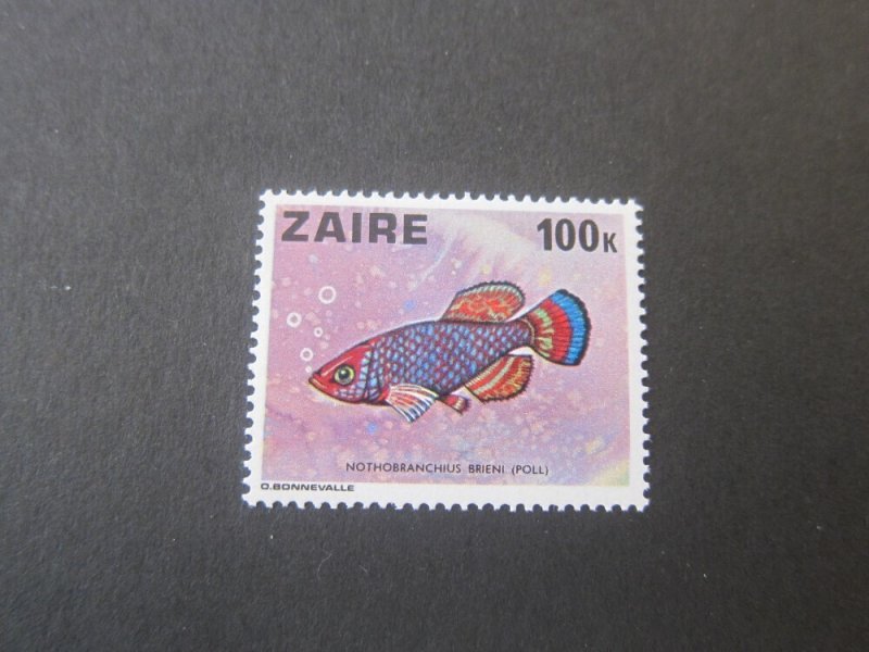 Zaire 1978 Sc 870 fish MH