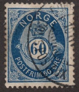 Norway (1878)  - Scott # 31,    Used