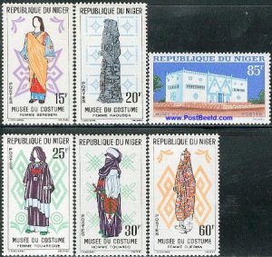 Niger 1963, Costumes 6v, MNH