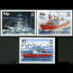 BR.ANTARCTIC TERR. 2005 - Scott# 350-2 Ships Set of 3 NH