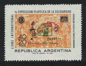 Argentina Painting Philatelic Exhibition 1968 MNH SG#1241