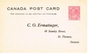 Canada Unitrade Postal Card UX33e