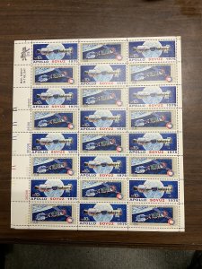 US SC# 1570a Apollo Soyuz Sheet of 24 MNH