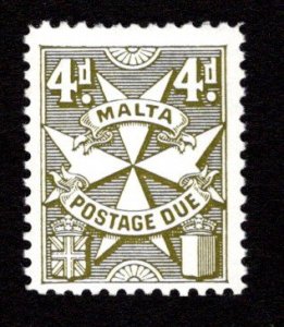 MALTA  SC# J17  FVF/MNH