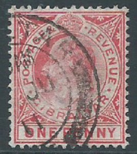 Gibraltar, Sc #51, 1d Used