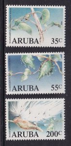 Aruba   #43-45   MNH  1989  maripampun