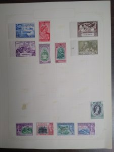 collection on pages Dominica 1920-63 HR: CV $100