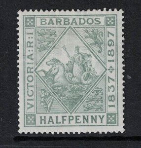 Barbados SC# 82 Mint Hinged / Hinge Rem - S19245