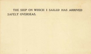 RED CROSS SAILORS' MAIL POST CARD