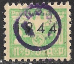 GERMANY 1944 2.30m NSDAP NAZI PARTY Contribution Revenue VFU