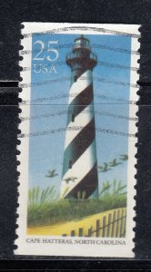 United States 1990  SC# 2471 25c CAPE HATTERAS, NORTH CAROLINA  used