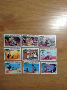 Turks & Caicos  #  496-504  MNH