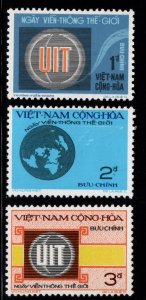 South Vietnam Scott 454-456 MNH**  ITU set