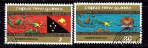 Papua New Guinea 423-24 Used 1975 set