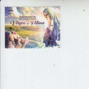 2017 Peru Fatima Apparitions  (Scott 1935) mnh