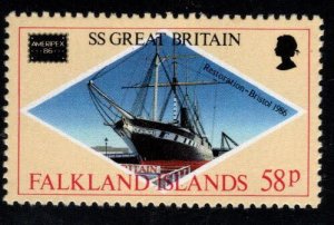 FALKLAND ISLANDS Scott 449 MNH**  Ameripex 86 stamp.