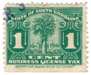 (I.B) US Revenue : Business Licence Tax 1c (South Carolina)