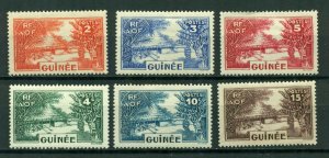French Guinea 1938 #128 - 133 MH SCV(2024)=$1.50