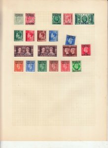 MOROCCO / TANGIER 2 ALBUM PAGES  VALUES MOSTLY 1937-55, MOUNTED MINT 