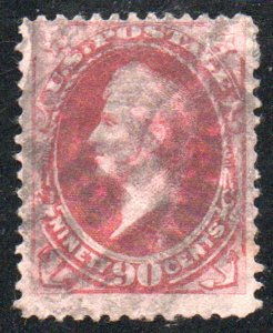 USA #191 Fine+, light registered cancel, nice color! Retails $375