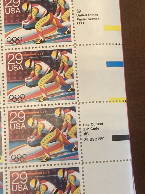 Winter Olympics 2615a Mint Sheet