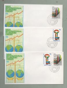 UN New York Scott# 316-324 & 341-342 1980  FDC (16 First Day Covers)