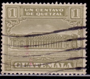 Guatemala, 1927, Central Post Office, 1c, used