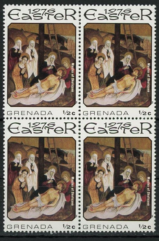 Master of Okolicsno Art Painting Block of 4 Stamps MNH