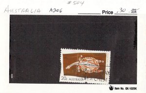 Australia 504 Used Turtle 1 1971 (SC0_600)