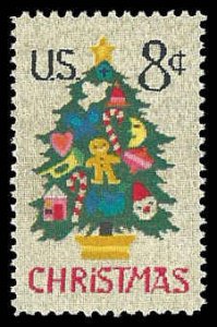 PCBstamps   US  #1508 8c Christmas - Needlepoint, MNH, (10)