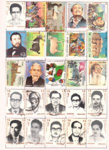 COLLECTION OF BANGLADESH STAMPS - 400V - USED ALL DIFFERENT!!!