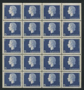 CANADA #405bq MINT MINI PANE OF 20