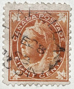 AlexStamps CANADA #72 FVF Used