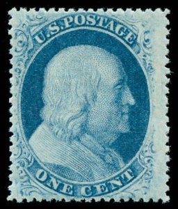 momen: US Stamps #24 Mint OG NH Weiss Cert XF