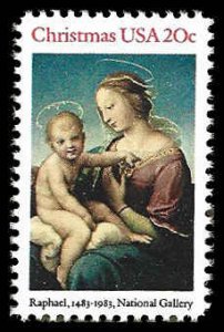 PCBstamps   US #2063 20c Christmas-Madonna, MNH, (4)