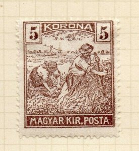 Hungary 1922-23 Early Issue Fine Mint Hinged 5k. NW-195183